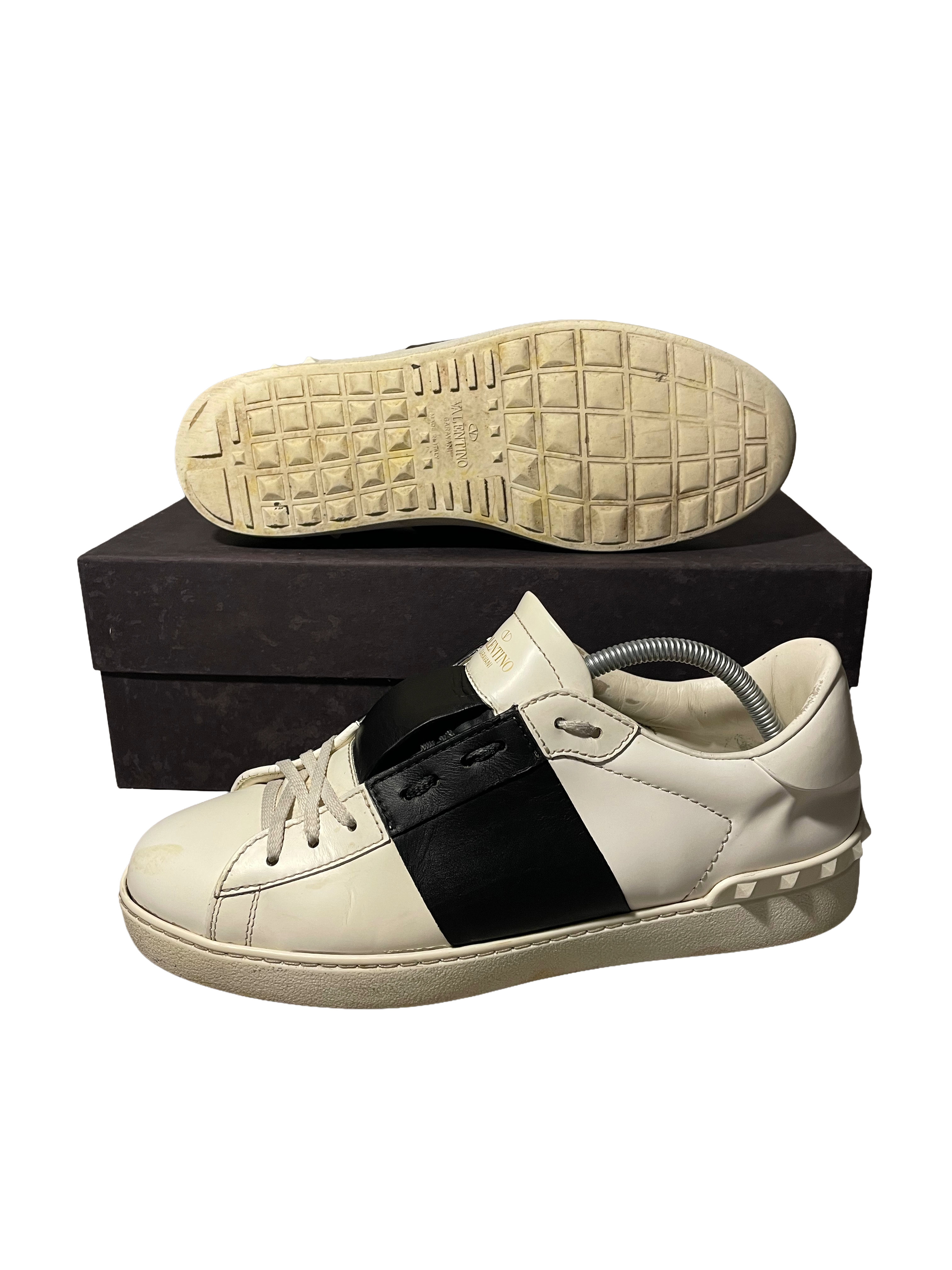 Valentino Open Blanc - Noir Taille 42,5