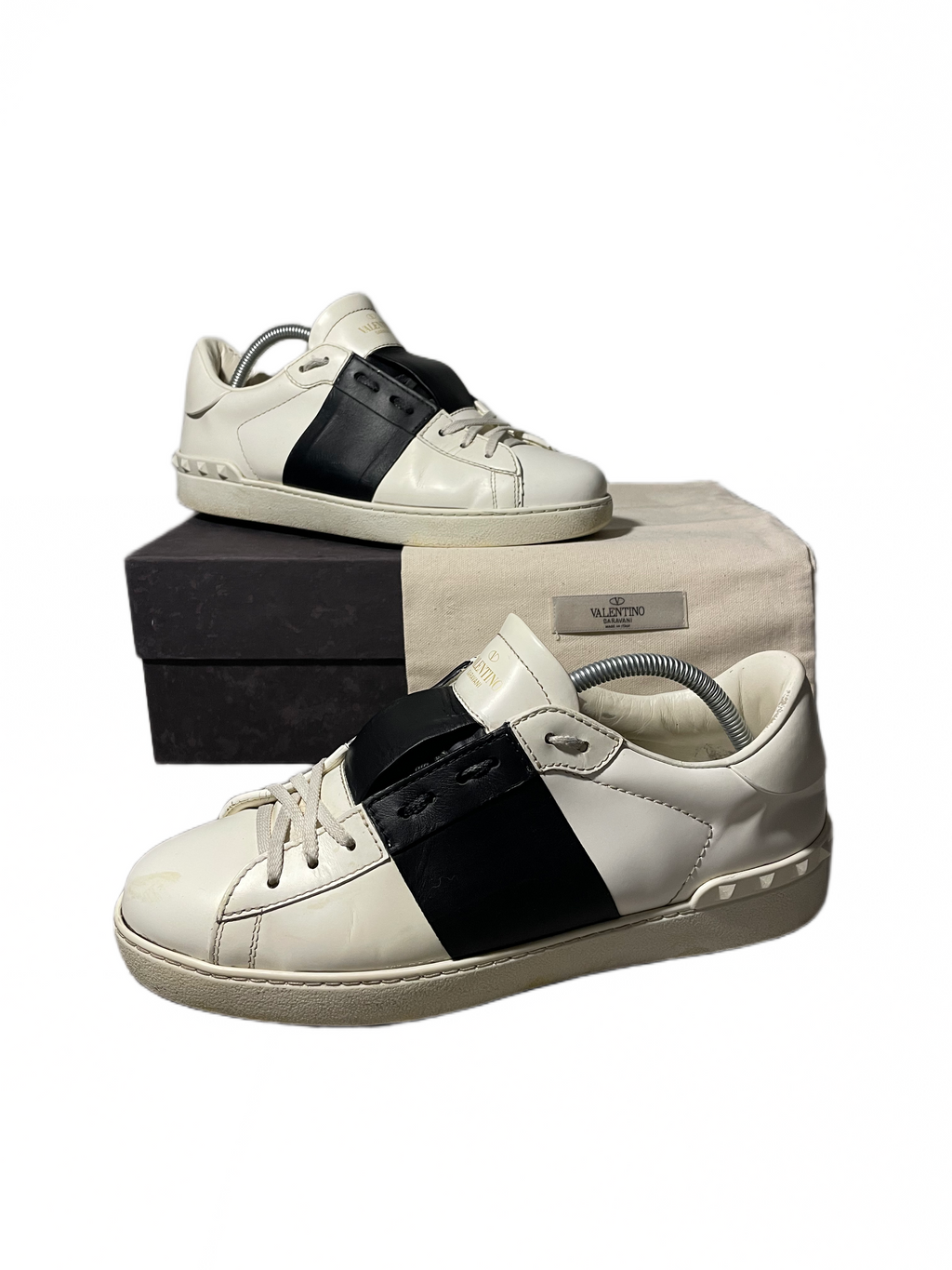 Valentino Open Blanc - Noir Taille 42,5