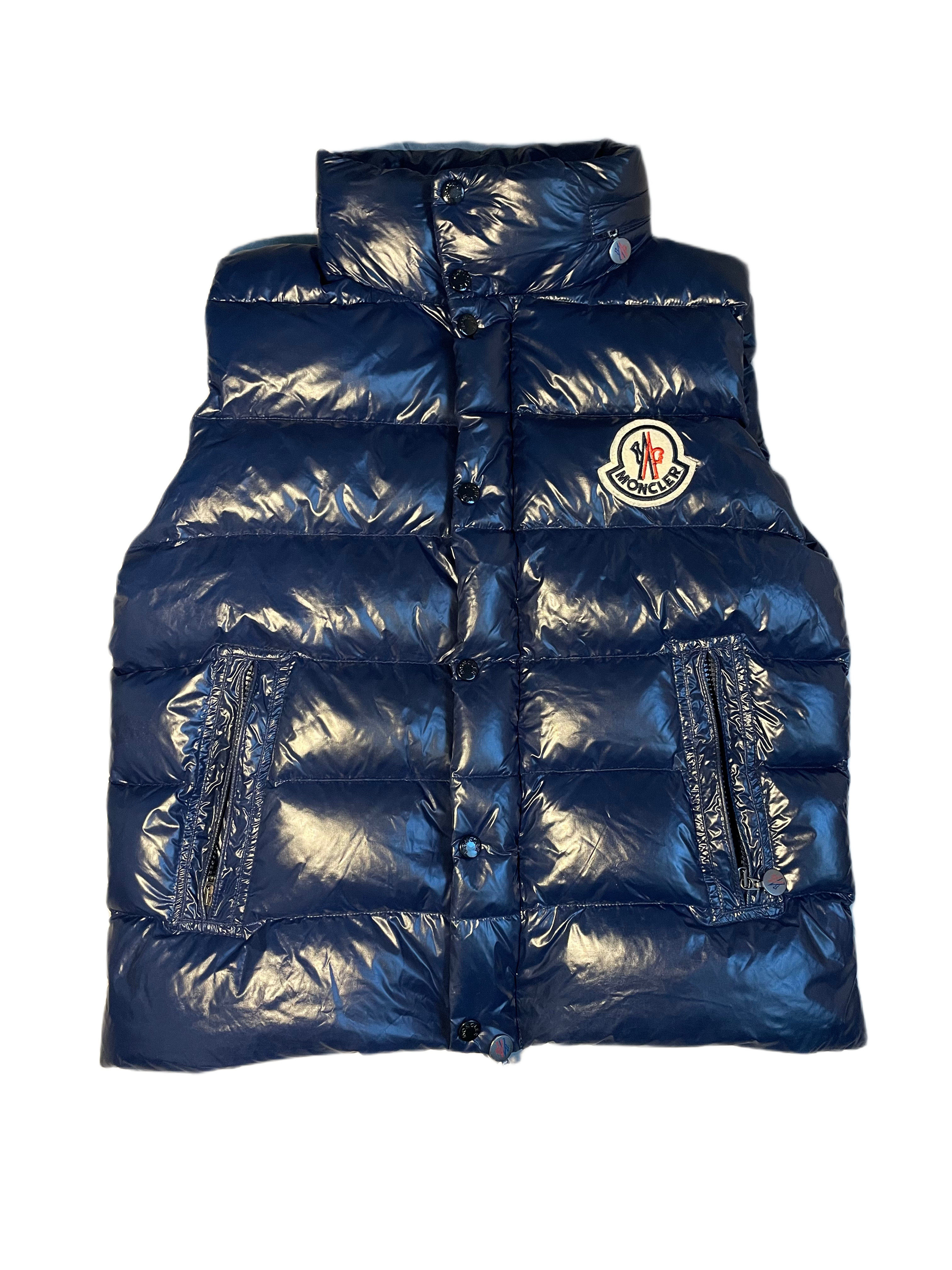 Doudoune Sans Manches Moncler Bleu