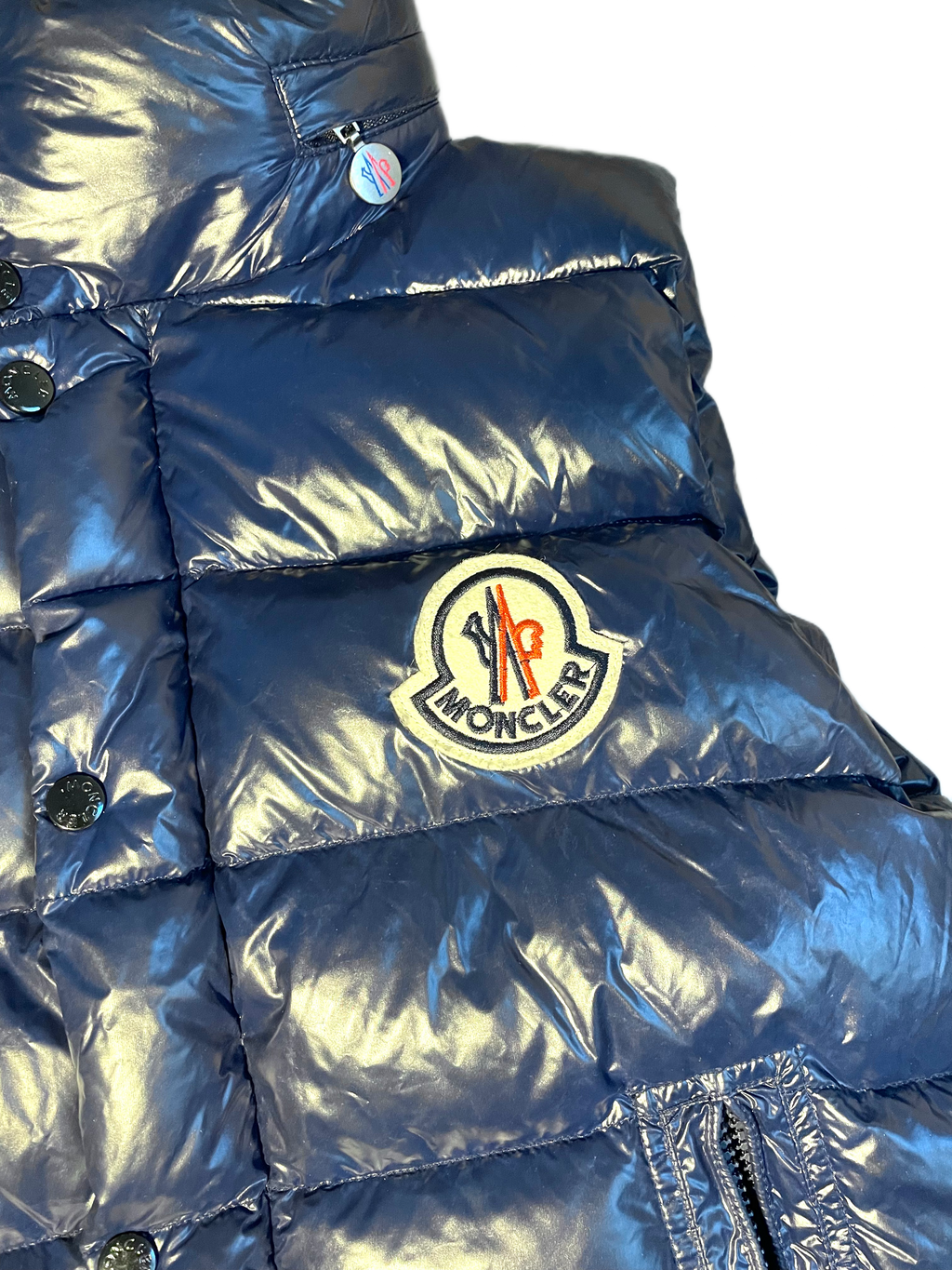 Doudoune Sans Manches Moncler Bleu