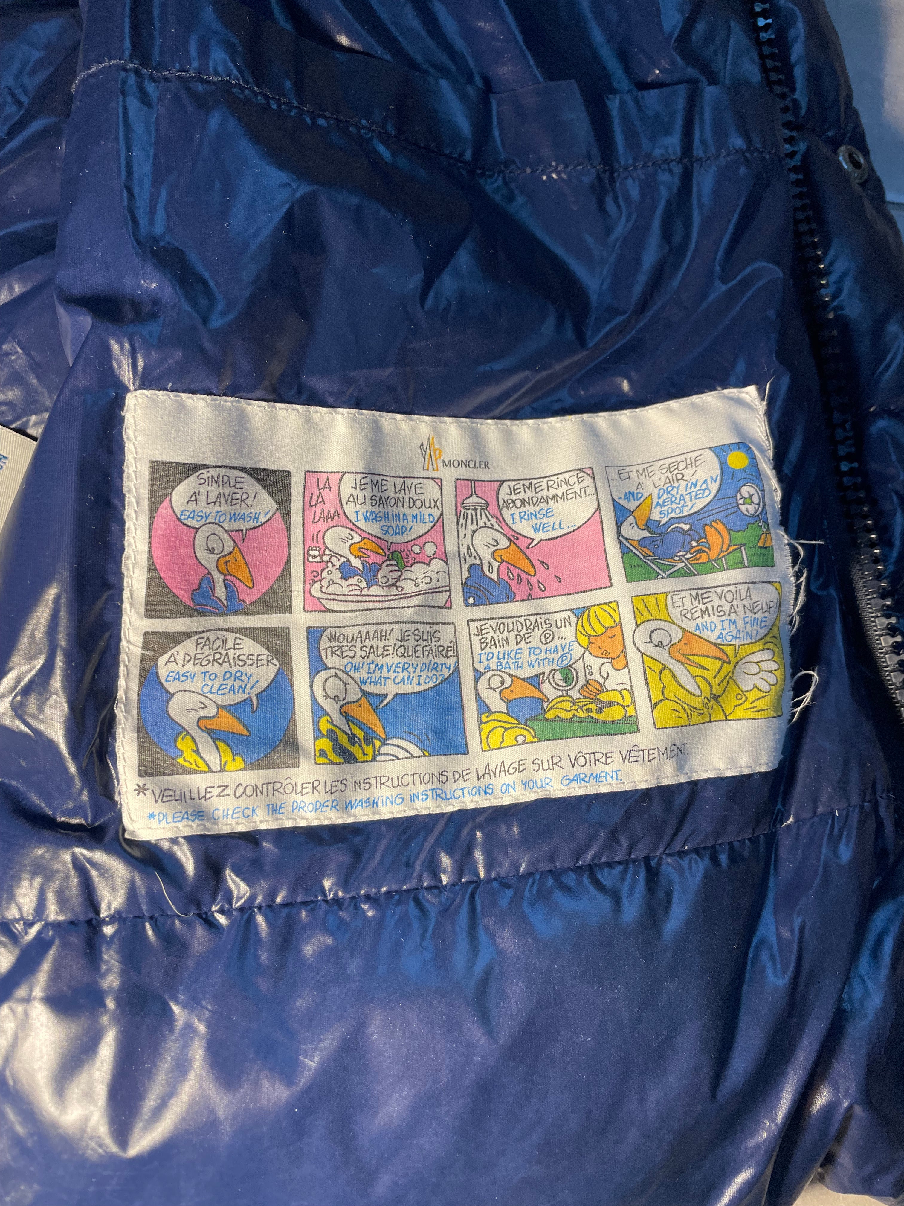 Doudoune Sans Manches Moncler Bleu