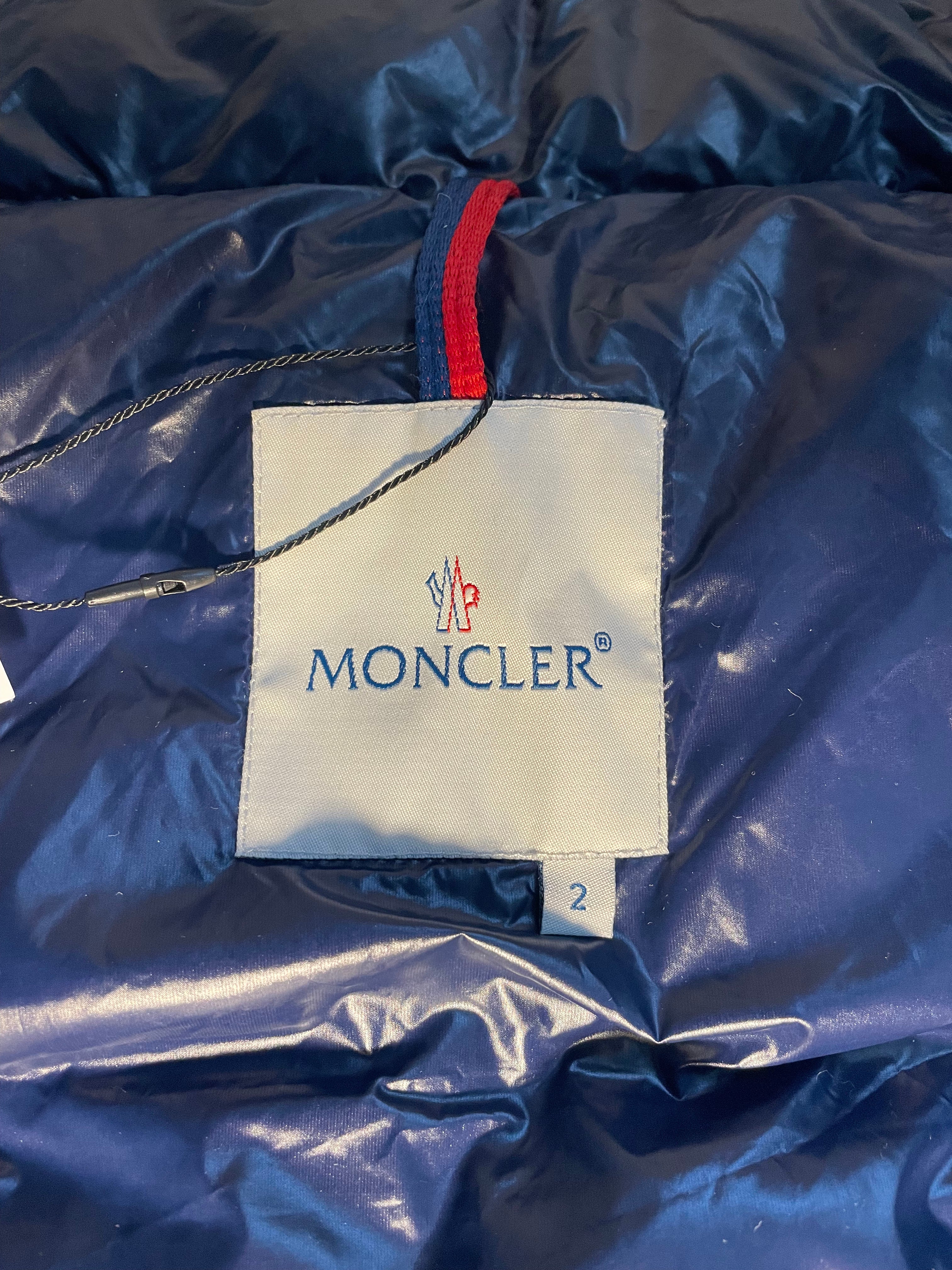 Doudoune Sans Manches Moncler Bleu